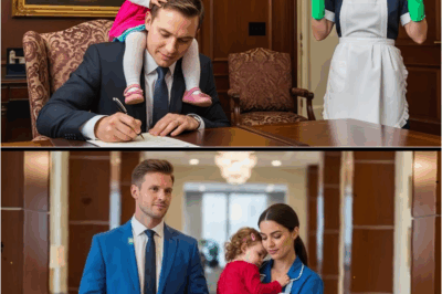 The poor cleaning lady’s baby never went to anyone… but she suddenly clung to the millionaire DT