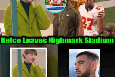 Taylor Swift’s reaction to Fiancé Travis Kelce injured & had to leave field at Chiefs vs Bills game BB