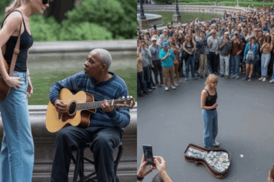 Taylor Swift BUSKS in Central Park — Makes $50,000 for Street Performer Fund BB