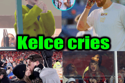 Travis Kelce gets emotional as Fiancé Taylor Swift claps for him at Chiefs vs Buffalo Bills game BB