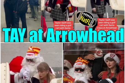 Swiftmas Comes Early: Taylor Swift Arrives at Arrowhead with Santa Claus to Cheer on Fiancé Travis Kelce in Festive Spectacle DT