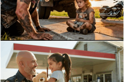 Abandoned and Hungry Little Girl Had Only a Ragged Toy What the Hell Angels Did Will Melt Your Heart
