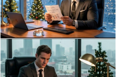 “Dear Santa, Please send me a dad”—Her Letter To Santa Ended Up On The Desk Of A Lonely Billionaire…