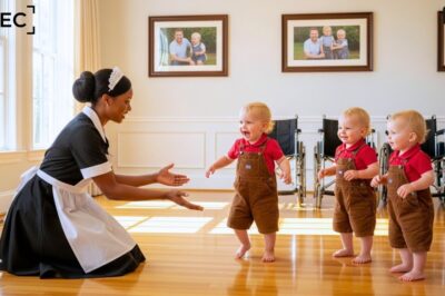 BILLIONAIRE INSTALLED CAMERA TO WATCH HIS PARALYZED TRIPLETS—WHAT HE SAW THE MAID DOING SHOCKED HIM DT