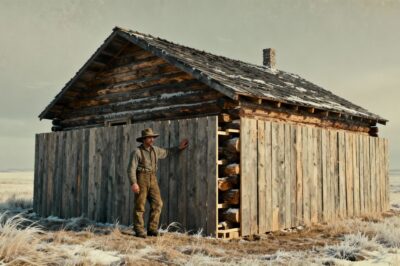 Neighbor’s Laughed When He Built a Second Wall Around His Cabin — Until It Kept His Cabin 21 Degrees