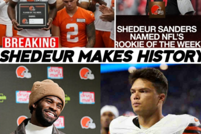 Dillon Gabriel “Upset” as Shedeur Sanders Named NFL Rookie of the Week After Historic Breakout Performance BB