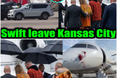 Through the Rain and Defeat: Taylor Swift and Travis Kelce Retreat to New York After Chiefs’ Heartbreaking Loss to Chargers